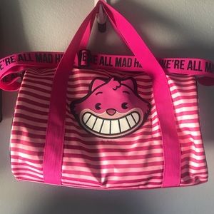 Cheshire Cat duffel style bag
